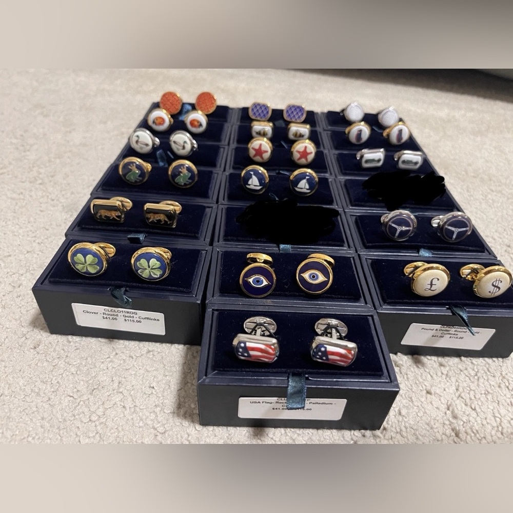 ONE Halcyon Days Men Cufflinks Vintage